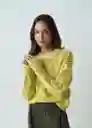 Saco Tejido Mujer Verde Tilo Medio Talla L 482G082 Naf Naf
