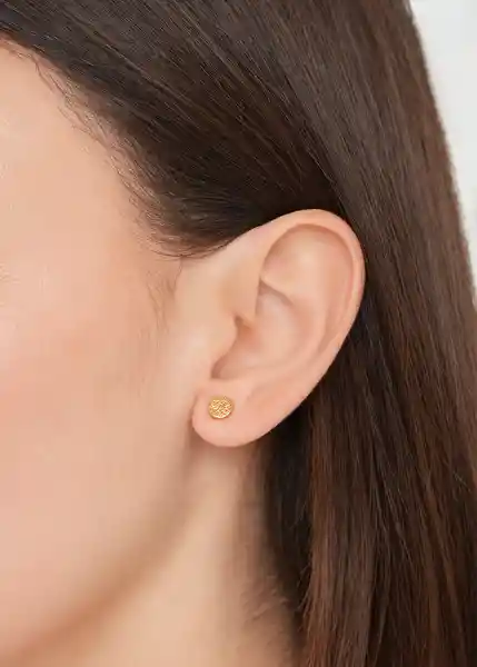 Aretes Amarillo Dorado Oscuro 339G056 Naf Naf