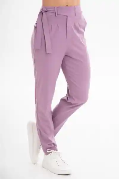 Regged Pantalón Jackie Color Morado Medio Talla 8