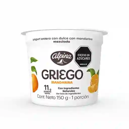 Alpina Yogurt Griego Mandarina