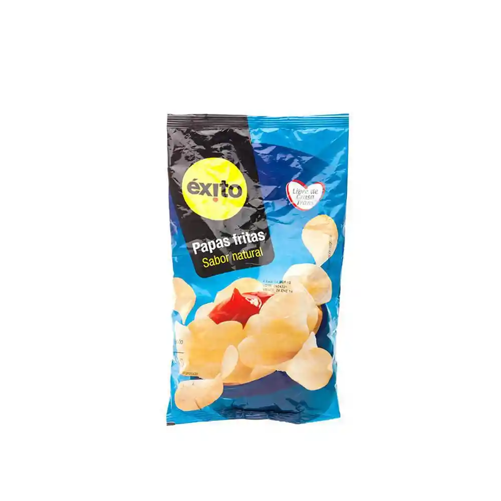  Exito Papas Sabor Natural 