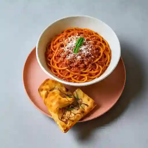 Boloñesa & Focaccia