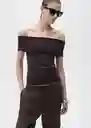 Pantalón Olive Marrón Talla 36 Mujer Mango