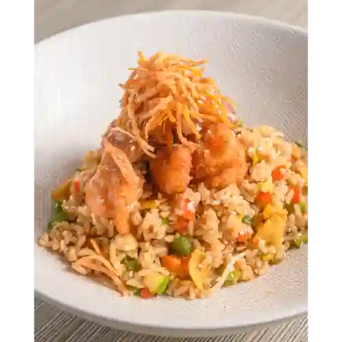 Arroz Al Wok Camarones Mangiamo Personal