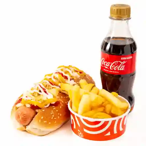 Perrox Esp Con Salchicha Americana Combo
