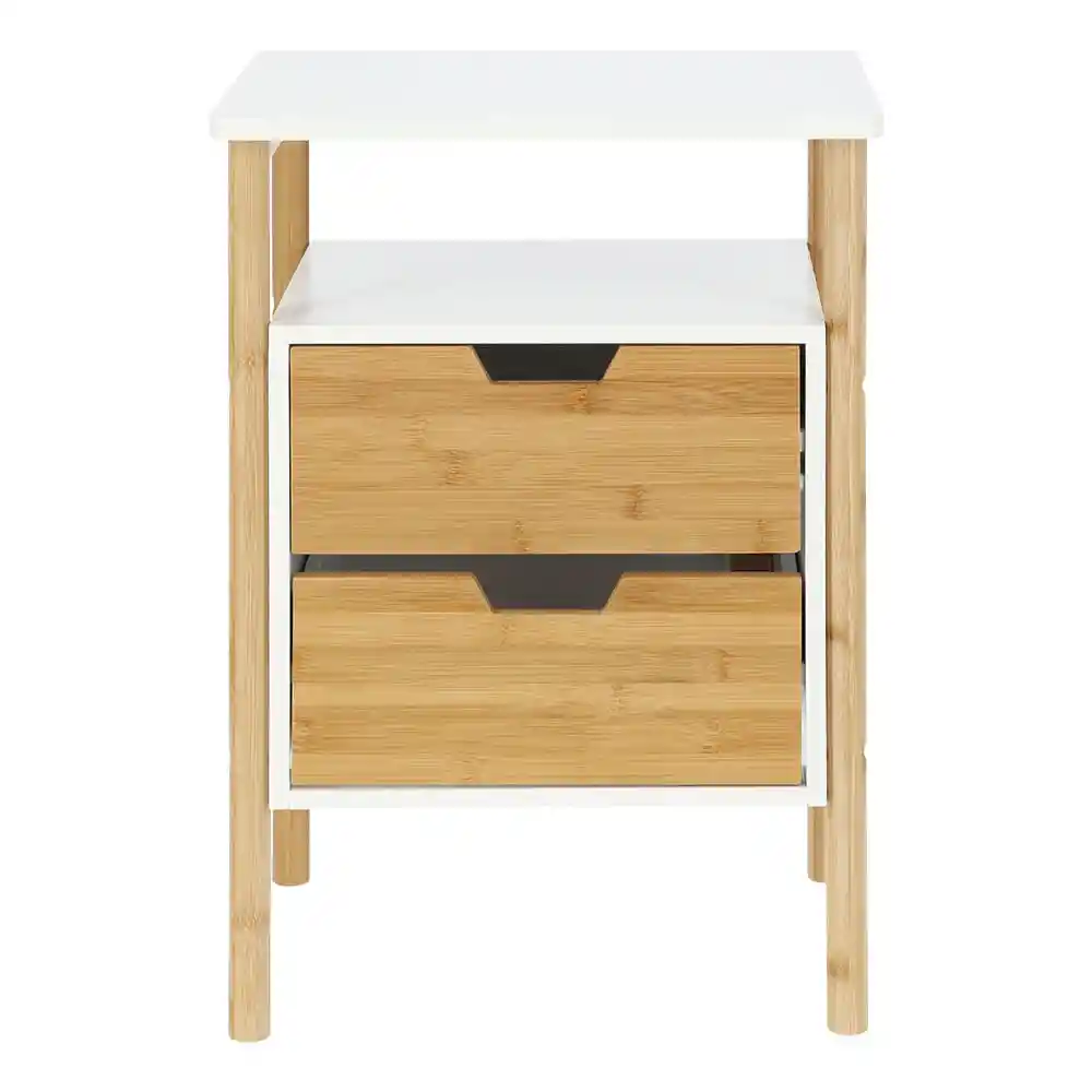 Mesa Auxiliar 2 Bambú/Mdf Diseño 0001