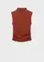Camiseta Julia Caldero Talla M Mujer Mango