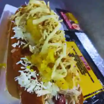 Hotdog Jero Hawaiano