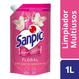 Sanpic Limpia Pisos Aroma para los Sentidos Alegría Rosa - Manzana