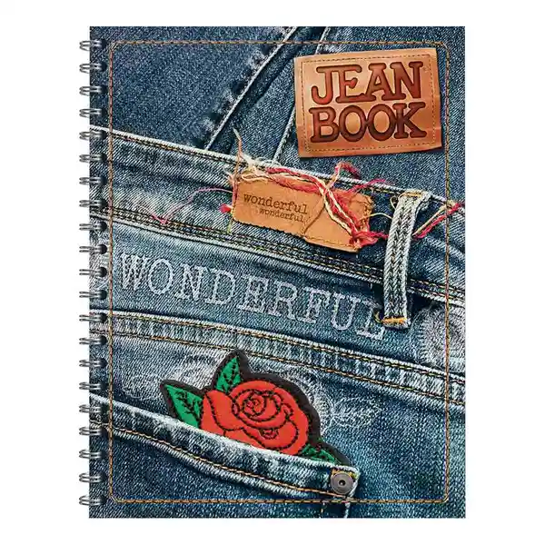 Scribe Cuaderno Argollado Durabook Jean Book 80 Hojas Cuadriculado