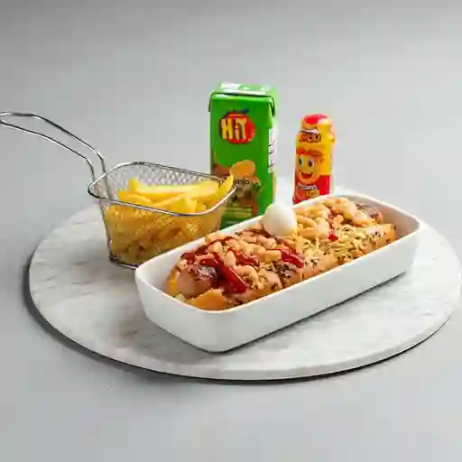 Perro Caliente Combo Cachorro + Papitas