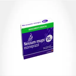 Nexium Satrazeneca Mups 20Mg Caja X 14 Comprimidos Esomeprazol