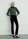 Jean Siennap Tejano Negro Talla 32 Mujer Mango