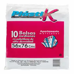 Plastik Bolsas Medianas para Apartamento Multiusos