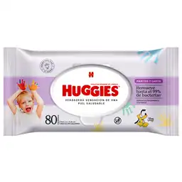 Huggies Toalla Húmeda Manitos & Carita 80 Und