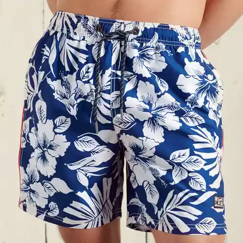 Superdry Ropadebaño Campus Hawaiian Swim Short Talla S