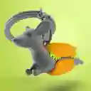 Metalmorphose Llavero Con Diseño Único Plateado