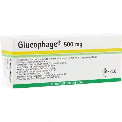 Glucophage (500 mg)