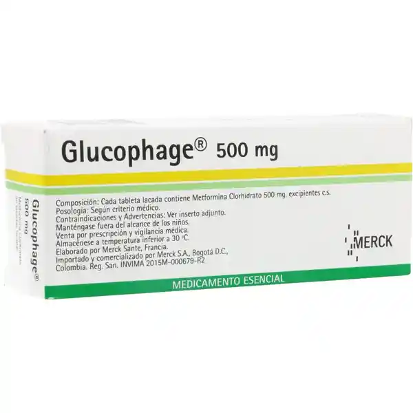 Glucophage (500 mg)