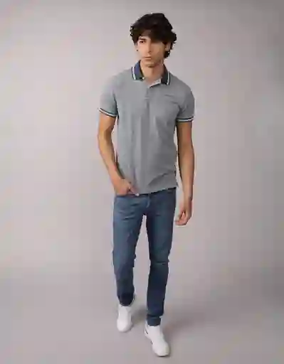 Polo Hombre Azul Talla X-Small 4691483 American Eagle