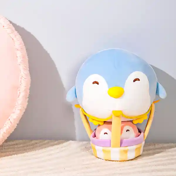 Miniso Peluche de Globo Aerostático Pingüino Mini Family