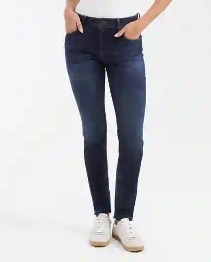 Jean Cosmo Femenino Azul Tono Ultra Oscuro Talla 6 Chevignon