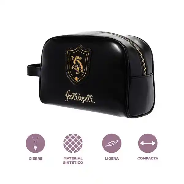Cosmetiquera Con Asa Serie Harry Potter Hufflepuff Miniso
