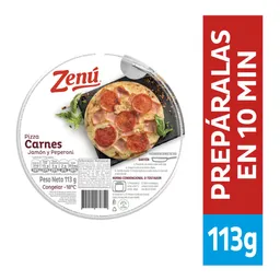 Zenú Pizza Carnes Jamón y Pepperoni