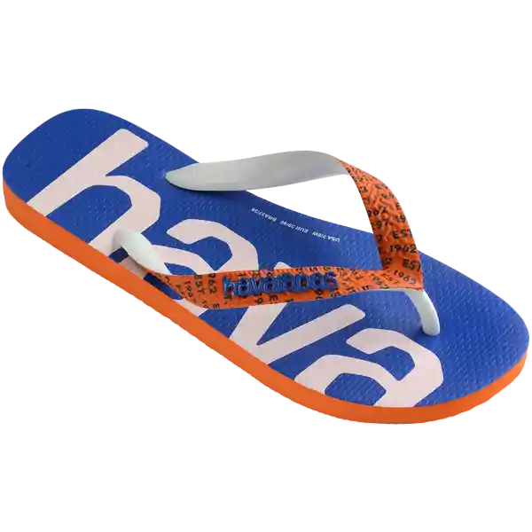 Sandalias Top Logomania Naranja Begonia T. 38 4147063 Havaianas