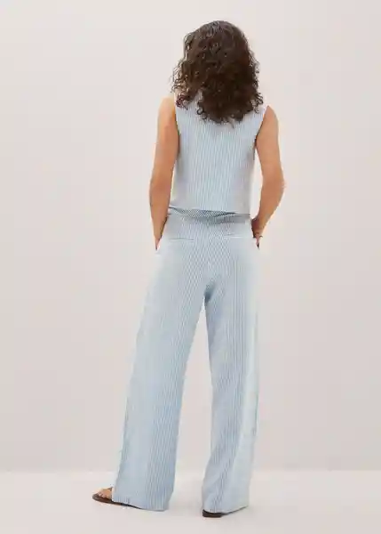 Pantalón Bali Crudo Talla 42 Mujer Mango