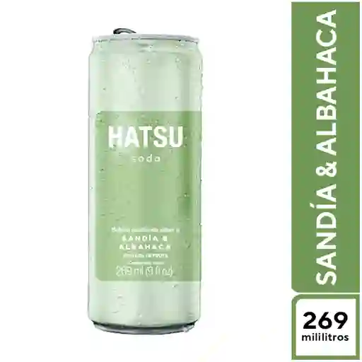 Refresco Hatsu Sandía y Albahaca 269 ml