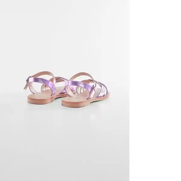 Sandalias Amber Malva Talla 33 Niñas Mango