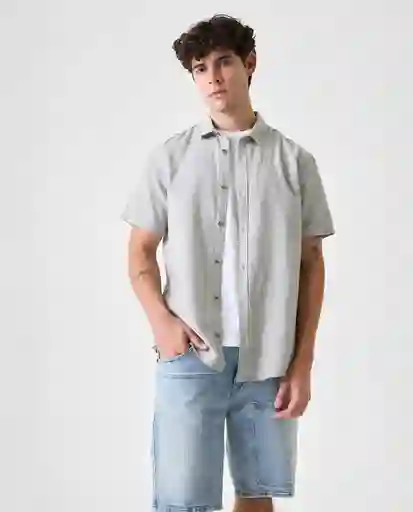 Camisa Hombre Verde Talla S 812G006_VER166008 Americanino
