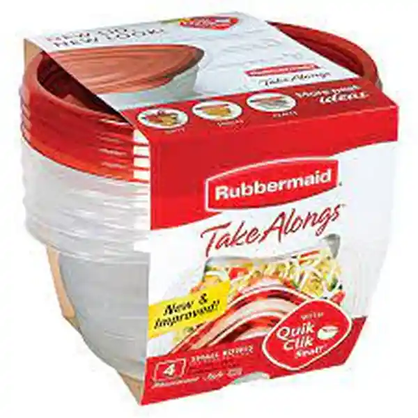 Rubbermaid Set Recipiente Hermético Redondo