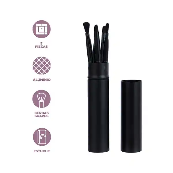 Pincel de Maquillaje Serie Black & White Miniso