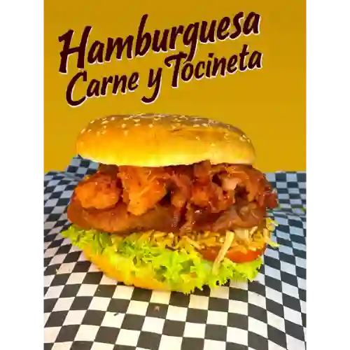 Hamburguesa con Tocineta