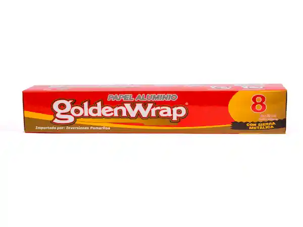 Golden Wrap Papel Aluminio 8 M