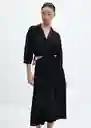 Vestido Sandra-w Negro Talla XL Mujer Mango