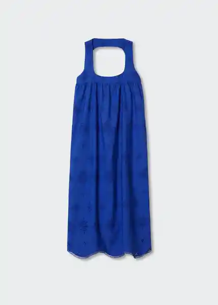 Vestido Elise-W Azul Talla S Mujer Mango