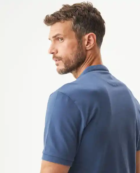 Camiseta Basic Neck Neru Polo Azul Provincial T M Chevignon