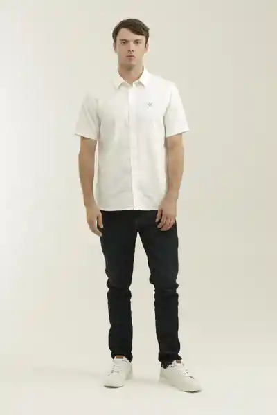 Camisa Oxford Duck Shirt Masculino Blanco 0 Claro XL Chevignon