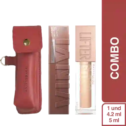 Combo Porta Labial + Lifter Gloss Sun + Vinyl Ink Punchy