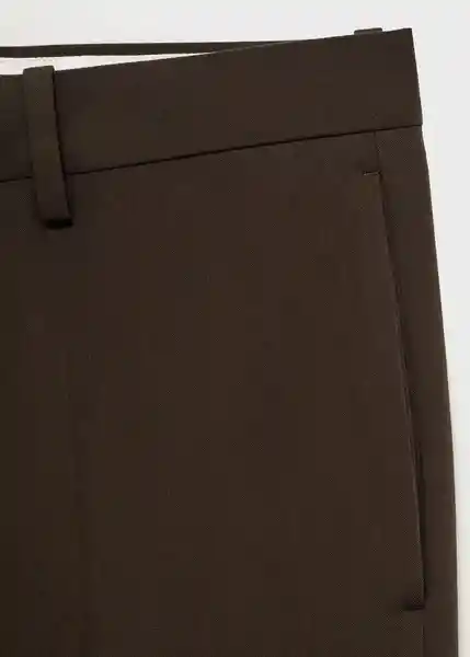 Pantalón Paris Marrón Talla 40 Hombre Mango