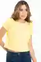 Camiseta Valty Color Amarillo Claro Talla XL Ragged