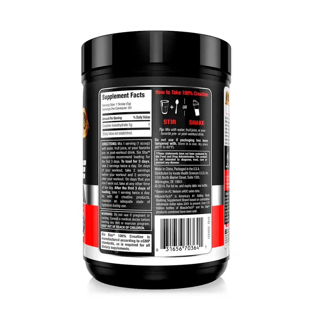 100 % Creatine 400 Gr (six Star)