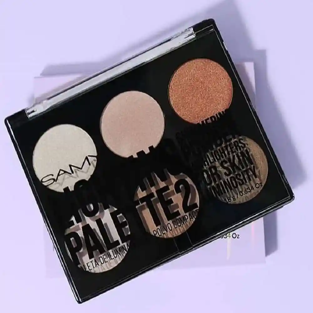 Samy Paleta de Iluminador No.02 Lighting Palette 