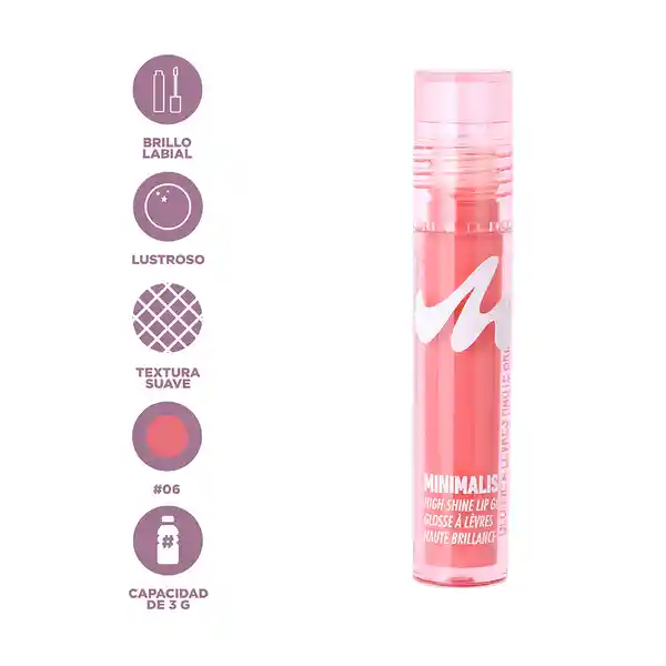 Brillo de Labios Serie Minimalist 06 Miniso