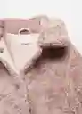 Abrigo Berry Rosa Pastel Talla 67 Niña Mango