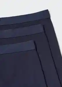 Calzoncillo Tri Blue Navy Talla S Hombre Mango