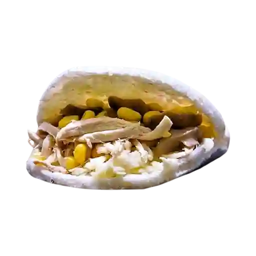 Arepa con Pollo y Champiñones